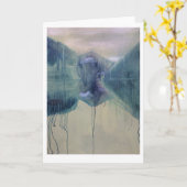 Meer en bergen kaart (Gele Bloem)