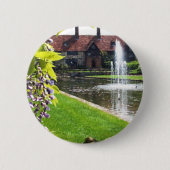 Meer en fontein bij RHS Wisley Ronde Button 5,7 Cm (Voorkant)