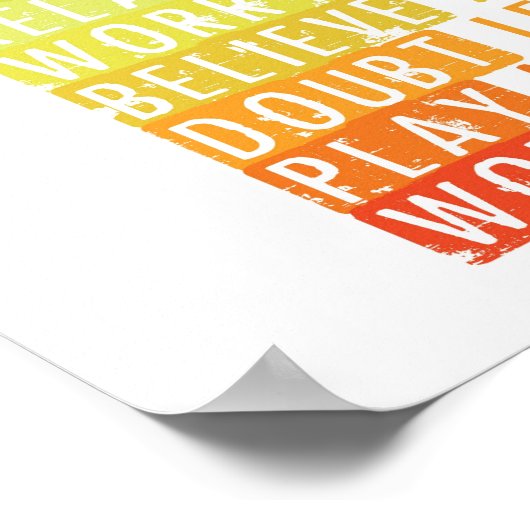 Meer en minder Poster (Hoek)