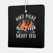 Meer en minder zorgen keramisch ornament (Links)
