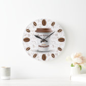 Meer espressie minder depressie | koffiebonen grote klok (Huis)