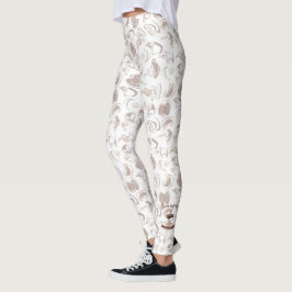Meer espressie minder depressie | patroon koffiebo leggings