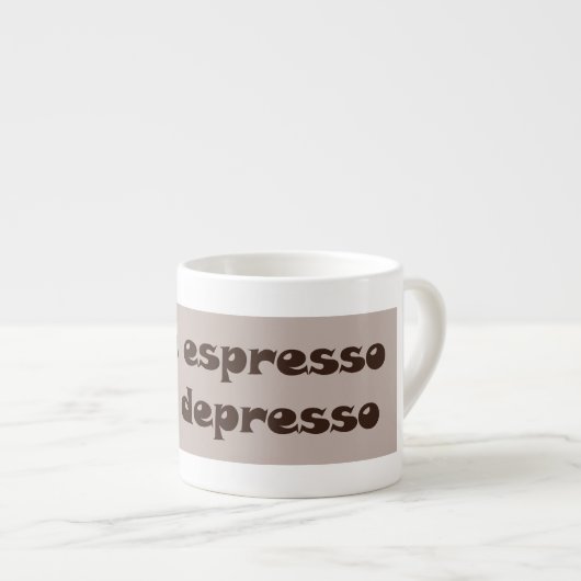 Meer espresso, minder depressie: eenvoud in elke espresso kop (Voorkant rechts)