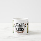 Meer Espresso Minder Depresso gepersonaliseerde 2 Kop (Voorkant)