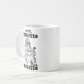 Meer Espresso Minder Depresso Kat Koffiemok (Voorkant links)