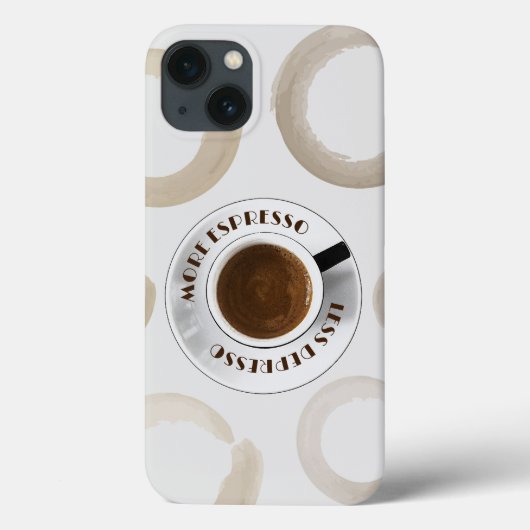 Meer Espresso Minder Depresso Kitchen Case-Mate iPhone Case (Achterkant)