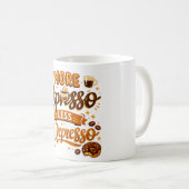 Meer Espresso Minder Depresso Koffiemok (Voorkant rechts)