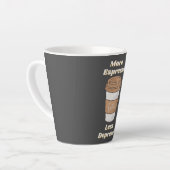 Meer Espresso Minder Depresso Latte Mok (Linkerhoek)