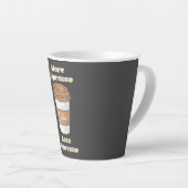 Meer Espresso Minder Depresso Latte Mok (Rechterhoek)