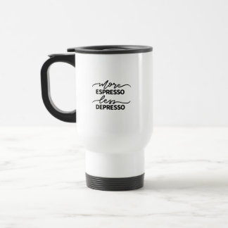 Meer Espresso Minder Depresso Reisbeker