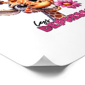 Meer espresso minder depresso Spreuk Koffie Espres Poster (Hoek)