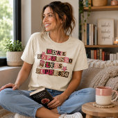 Meer Espresso, Minder Depresso Tri-Blend Shirt