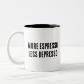 MEER ESPRESSO MINDER DEPRESSO TWEEKLEURIGE KOFFIEMOK (Links)