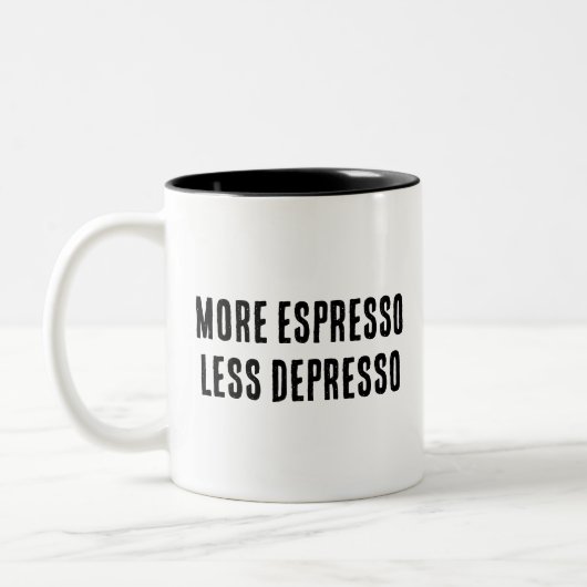 MEER ESPRESSO MINDER DEPRESSO TWEEKLEURIGE KOFFIEMOK (Links)
