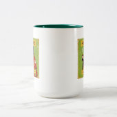 Meer Espresso, minder Depresso Tweekleurige Koffiemok (Center)