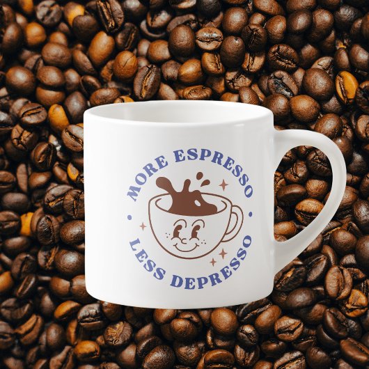 Meer Espresso, minder resso Sarcastische Funny Espresso Kop
