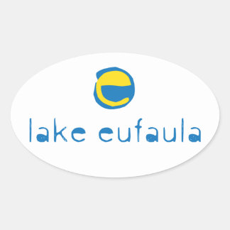 Meer Eufaula Ovale Sticker