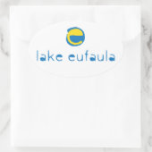 Meer Eufaula Ovale Sticker (Tas)
