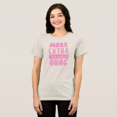 Meer Extra Dan Guac Bachelorette Feest Groep Tri-Blend Shirt (Voorkant volledig)