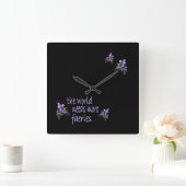 Meer Faeries Vierkante Klok (Huis)