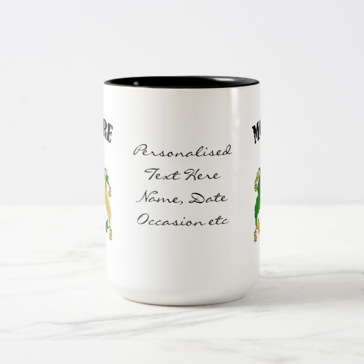 Meer familiekust, vertaling en betekenis tweekleurige koffiemok (Center)