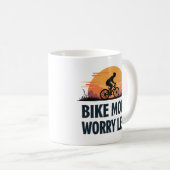 Meer Fietsen Minder Zorgen Koffiemok (Voorkant rechts)