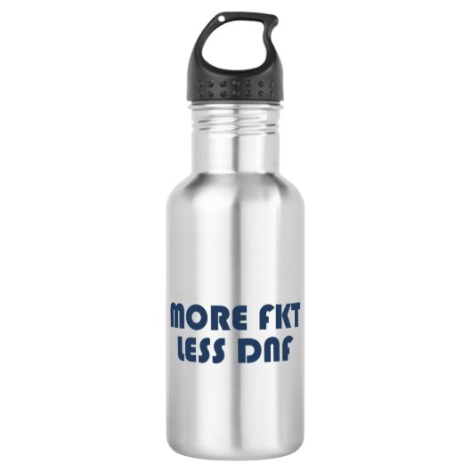 Meer FKT, minder DNF Waterfles (Voorkant)