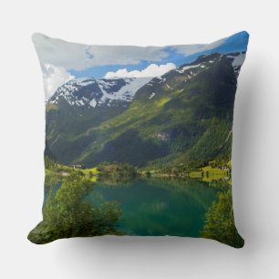 Meer Floen landschap, Noorwegen Kussen