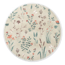 Meer flora waterverf wilde bloemen