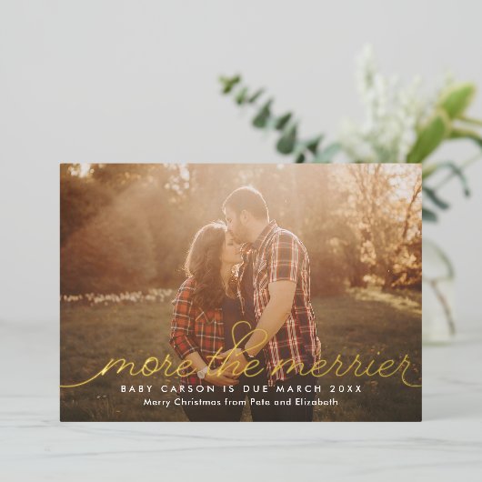 Meer Folie voor zwangerschap Zwangerschap Kaart (Staand Voorkant)