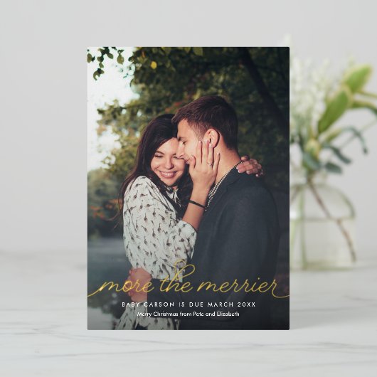 Meer Folie voor zwangerschap Zwangerschap Kaart (Staand Voorkant)