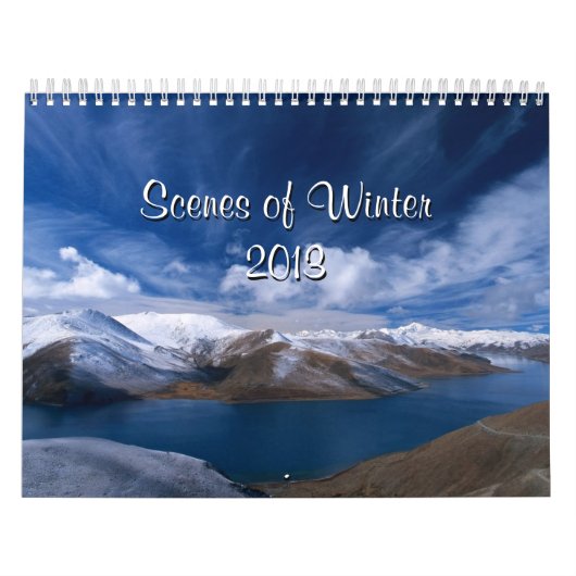 Meer foto's van de winter 2013 kalender (Hoes)