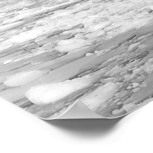 Meer Freighters in Winter Poster (Hoek)