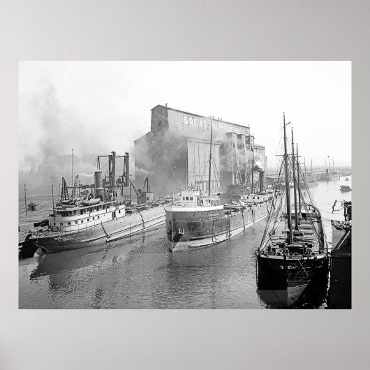 Meer Freighters Poster (Voorkant)