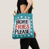 Meer frietjes, alstublieft, Canvas tas (Dichtbij)