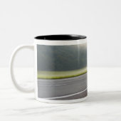 meer fuschl, salzkammergut, salzburg, salzburger 3 tweekleurige koffiemok (Links)