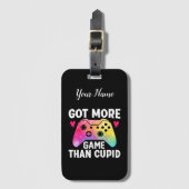 Meer game dan Cupid Valentijn Video Game Bagagelabel (Voorkant (verticaal))