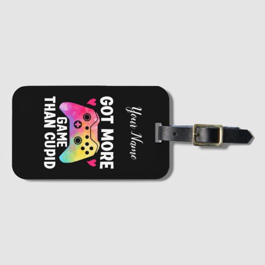 Meer game dan Cupid Valentijn Video Game Bagagelabel (Voorkant (horizontaal))