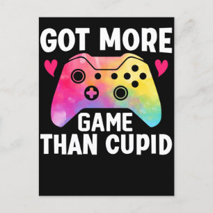 Meer game dan Cupid Valentijn Video Game Briefkaart