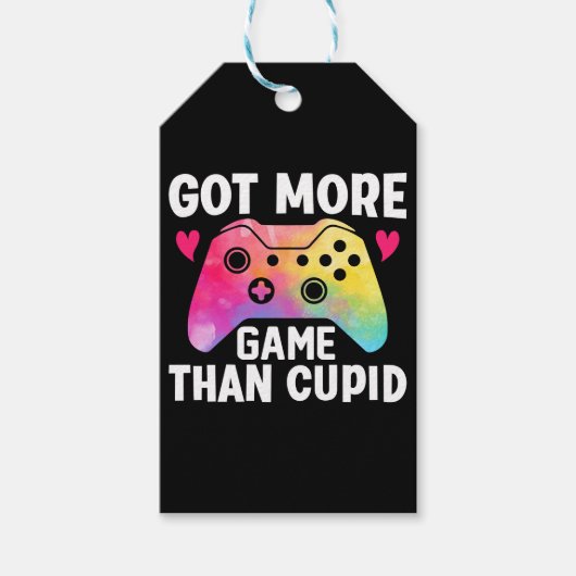 Meer game dan Cupid Valentijn Video Game Cadeaulabel (Voorkant)