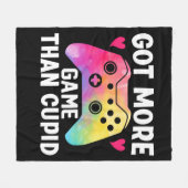 Meer game dan Cupid Valentijn Video Game Fleece Deken (Voorkant (Horizontaal))