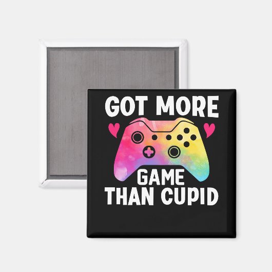 Meer game dan Cupid Valentijn Video Game Magneet (Voorkant / Achterkant)