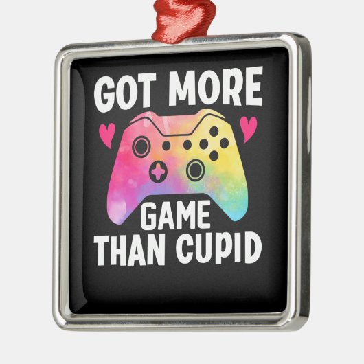 Meer game dan Cupid Valentijn Video Game Metalen Ornament (Links)