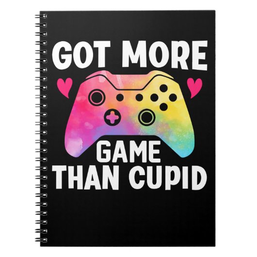 Meer game dan Cupid Valentijn Video Game Notitieboek (Voorkant)