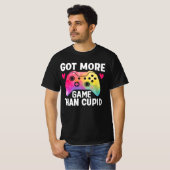Meer game dan Cupid Valentijn Video Game T-shirt (Voorkant volledig)