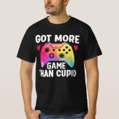 Meer game dan Cupid Valentijn Video Game T-shirt (Voorkant)