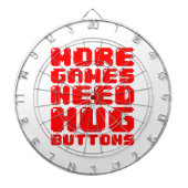MEER GAMES HEBBEN HUG-BUTTONNEN NODIG DARTBORD (Voorkant)