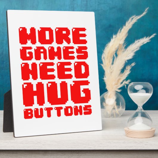 MEER GAMES HEBBEN HUG-BUTTONNEN NODIG FOTOPLAAT (Zijkant)