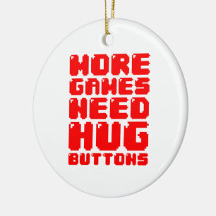 MEER GAMES HEBBEN HUG-BUTTONNEN NODIG KERAMISCH ORNAMENT