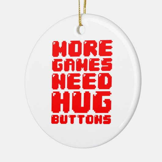 MEER GAMES HEBBEN HUG-BUTTONNEN NODIG KERAMISCH ORNAMENT (Links)